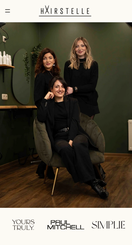 hairstelle.de, Website mit integriertem Shop für einen Friseursalon, gebaut von shop-atelier